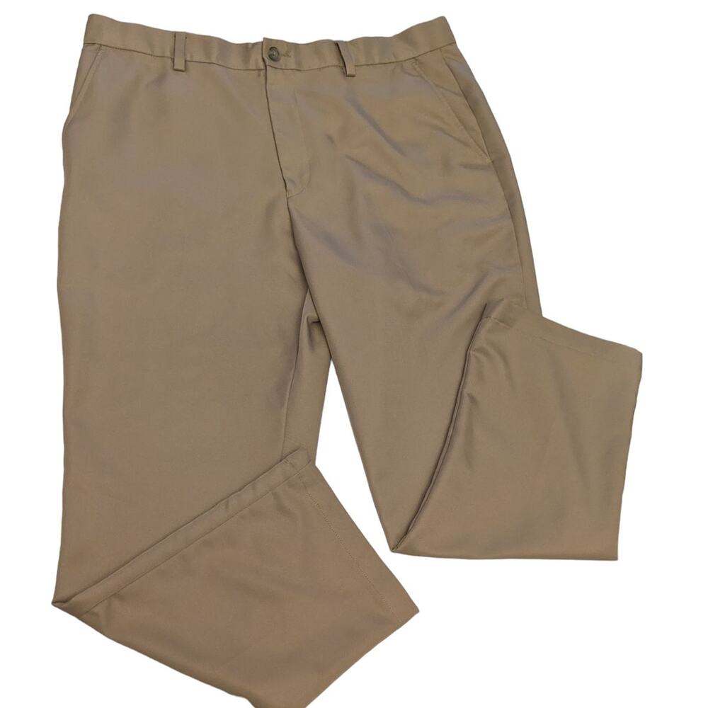 Greg Norman Golf Pants Men 36x30 Trousers Casual Flat Front Belt Loops Five Iron